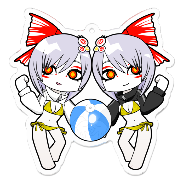アクリルキーホルダー - 70 x 70 (mm)