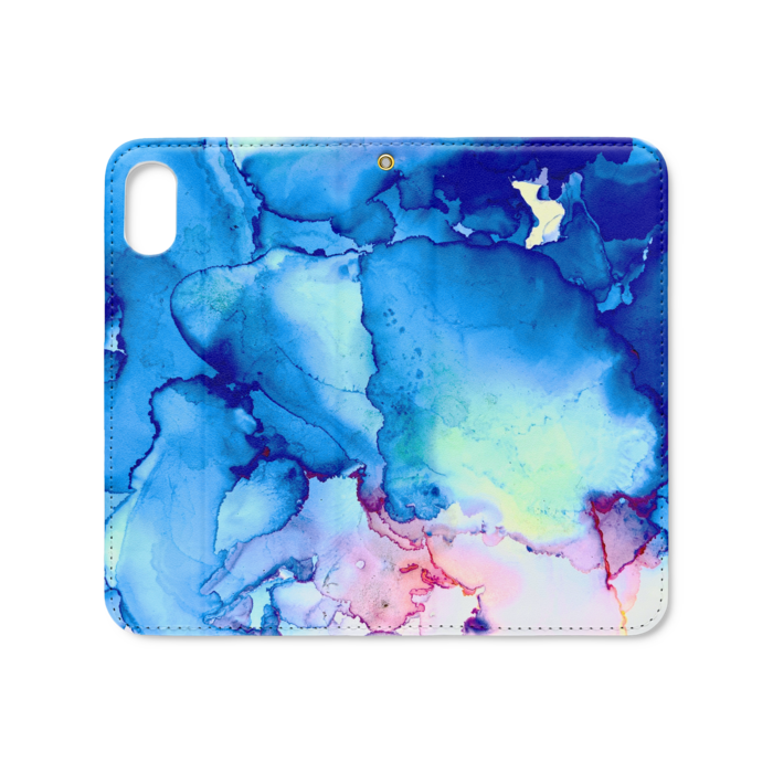 手帳型iPhoneケース（ベルトなし） - iPhone XS / X - ストラップ穴 あり