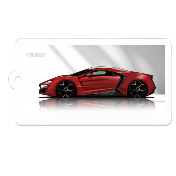 アクリルキーホルダー - 50 x 50 (mm)