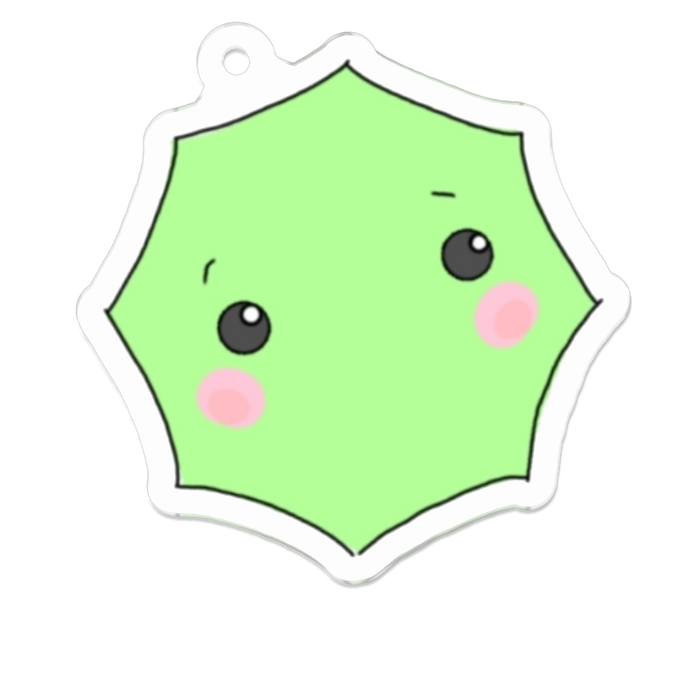 アクリルキーホルダー(コーティング) - 50 x 50 (mm)