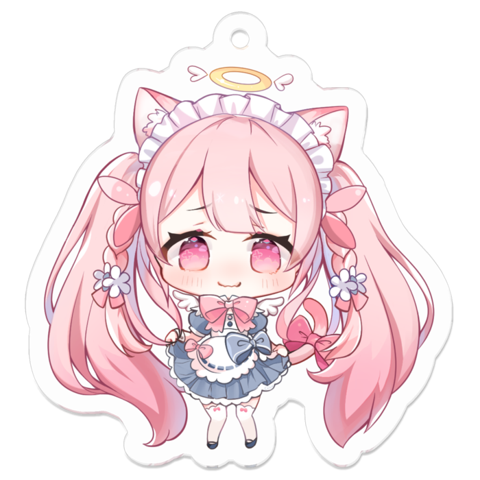 アクリルキーホルダー（コーティング） - 50 x 50 (mm)