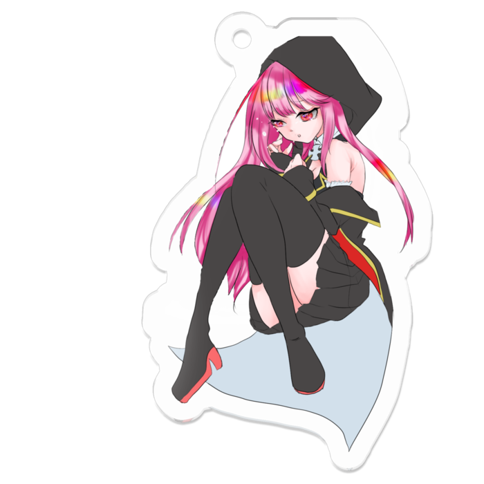 アクリルキーホルダー - 50 x 50 (mm)