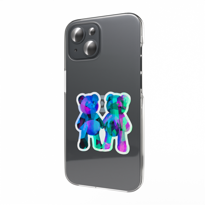 ホログラムスマホステッカー - 縦