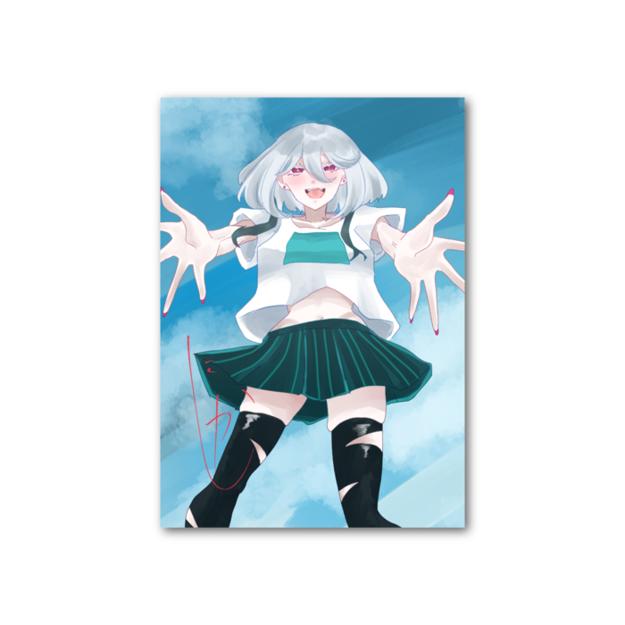 フォト風カード - 縦 - 片面