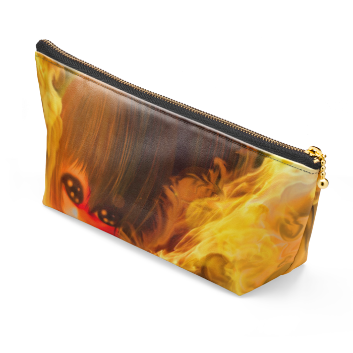 ポーチ - 長さ21.5cm / 高さ10cm - ブラック