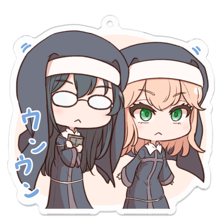 アクリルキーホルダー - 70 x 70 (mm)