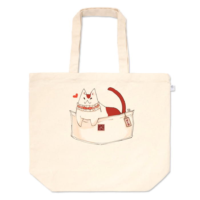 トートバッグ - L - プリント面積中