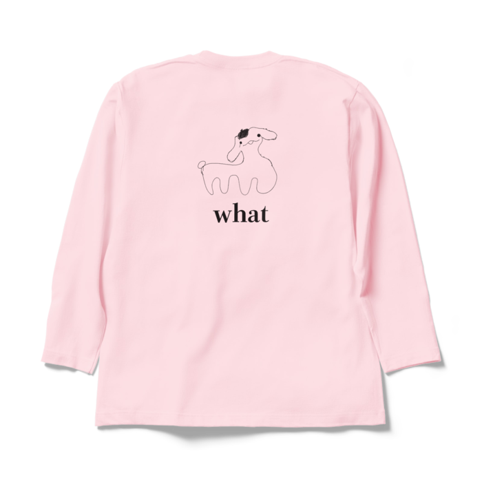 ロングスリーブTシャツ - XL - ライトピンク
