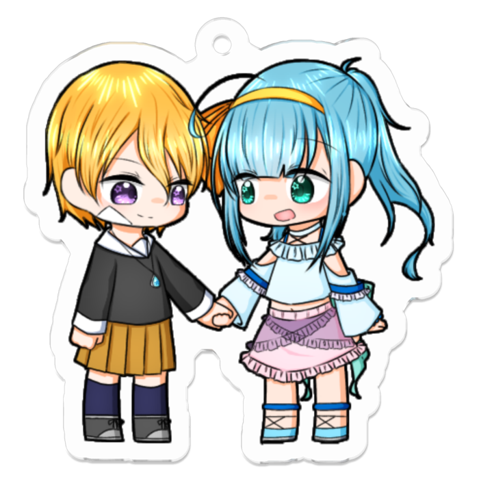 アクリルキーホルダー - 50 x 50 (mm)