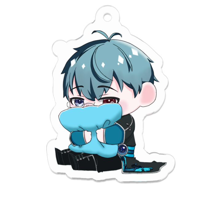 アクリルキーホルダー（コーティング） - 50 x 50 (mm)