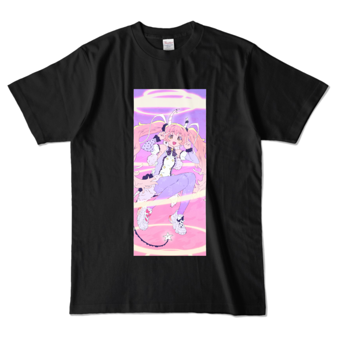 カラーTシャツ - L - ブラック (濃色)