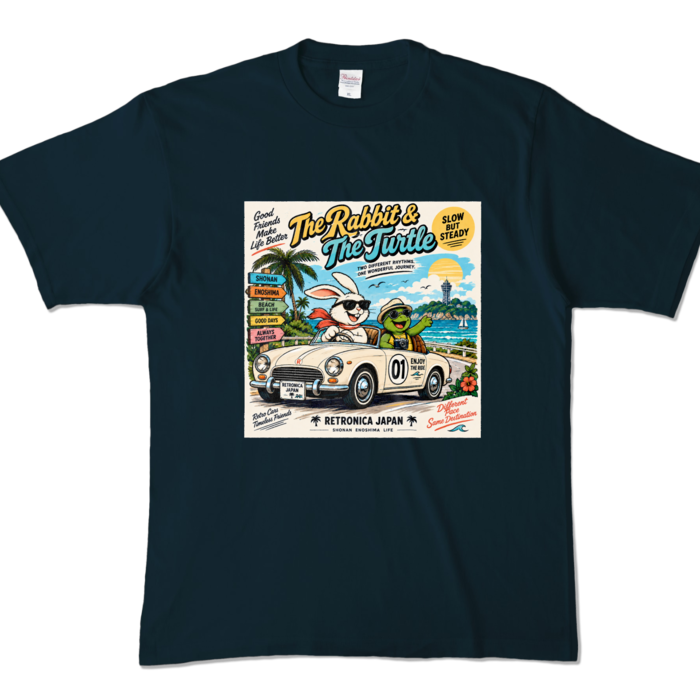 カラーTシャツ - XL - ネイビー (濃色)