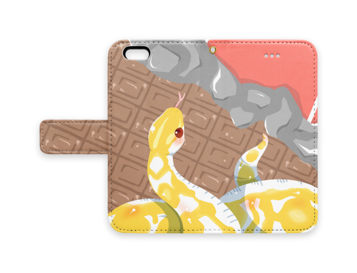 手帳型iPhoneケース - iPhone 6 / 6s - ストラップ穴 あり