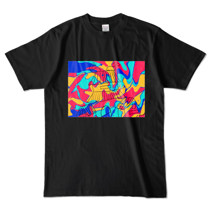 カラーTシャツ - L - ブラック (濃色)