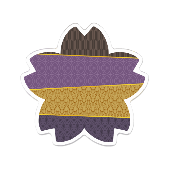 へし切長谷部イメージ和柄 アクリルバッジ つきしょっぷ Booth