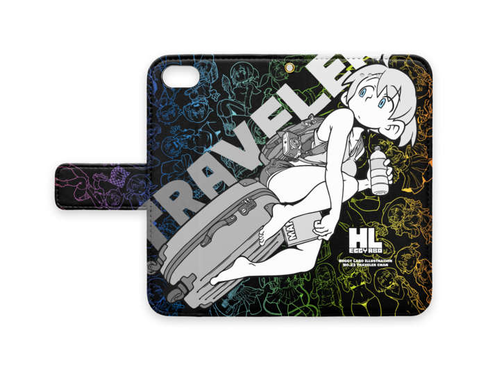 手帳型iPhoneケース - iPhone 8 / 7 - ストラップ穴 あり