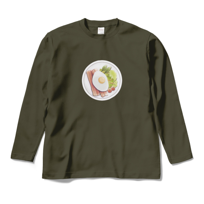 ロングスリーブTシャツ アーミーグリーン M