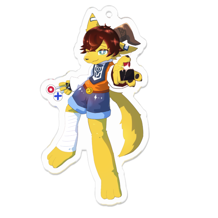 アクリルキーホルダー - 70 x 70 (mm)