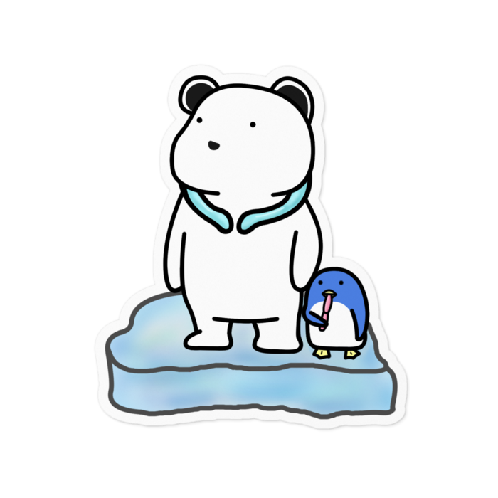 ステッカー - 100 x 100 (mm)