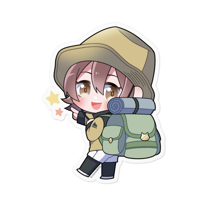 ステッカー - 100 x 100 (mm) - ホワイト