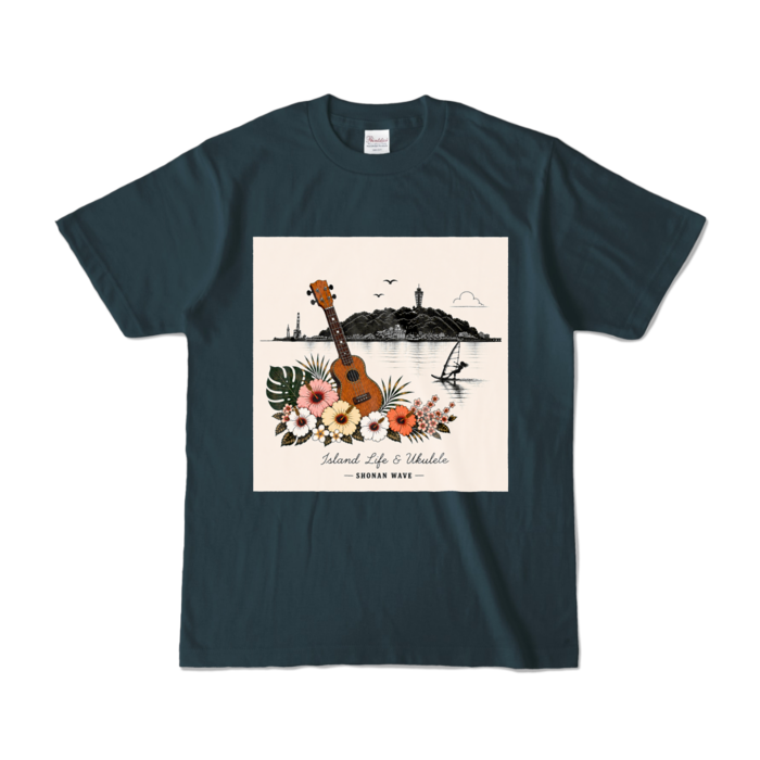 カラーTシャツ - S - デニム (濃色)