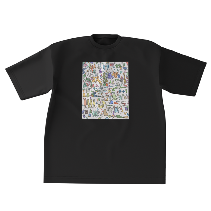 ビッグシルエットTシャツ - XL - 印刷小
