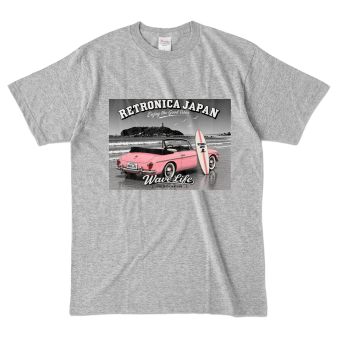 カラーTシャツ - L - 杢グレー (濃色)