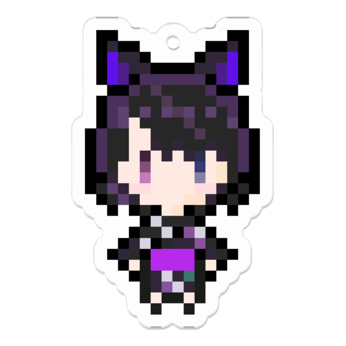 ねこめん - 50 x 50 (mm)