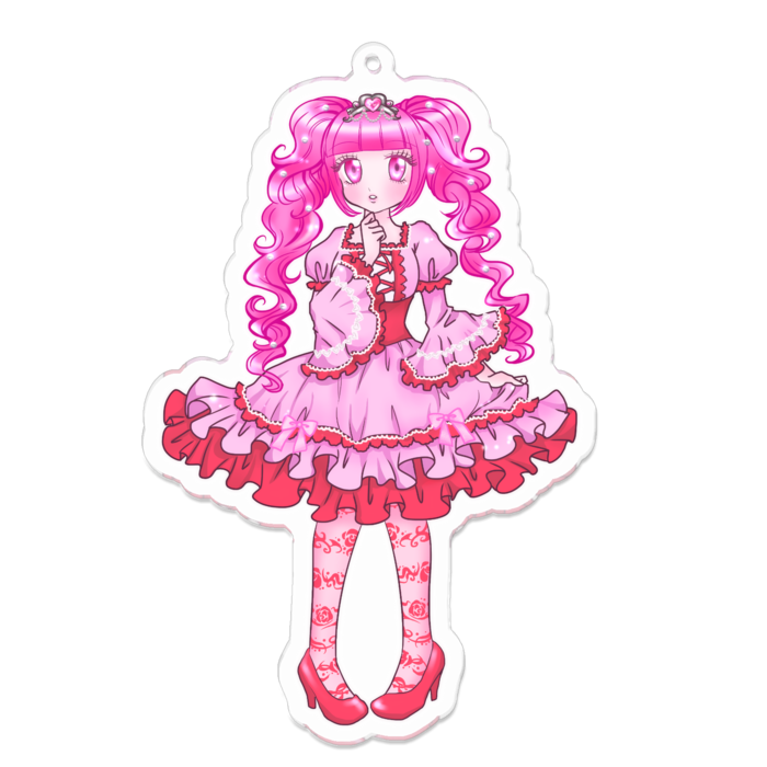 アクリルキーホルダー - 100 x 100 (mm)