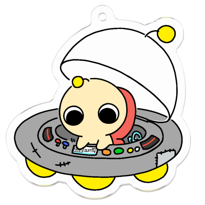 アクリルキーホルダー(コーティング) - 50 x 50 (mm)