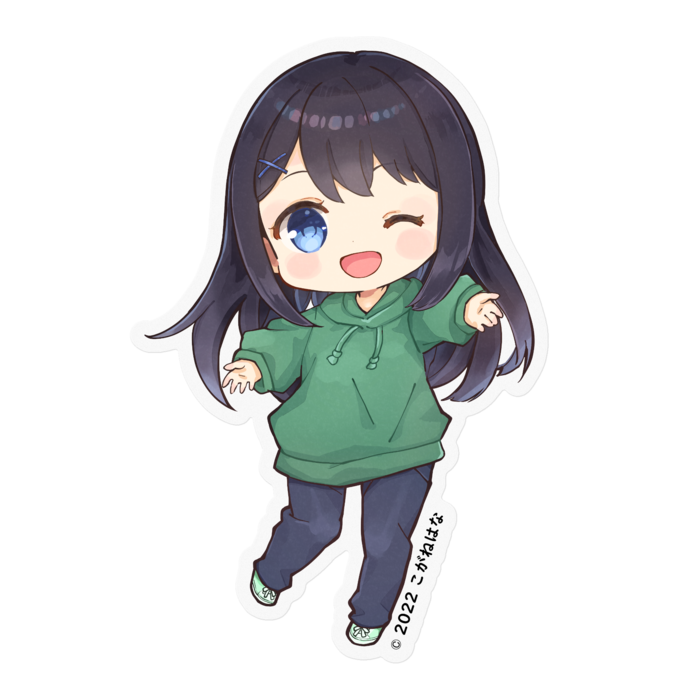 ステッカー - 100 x 100 (mm)