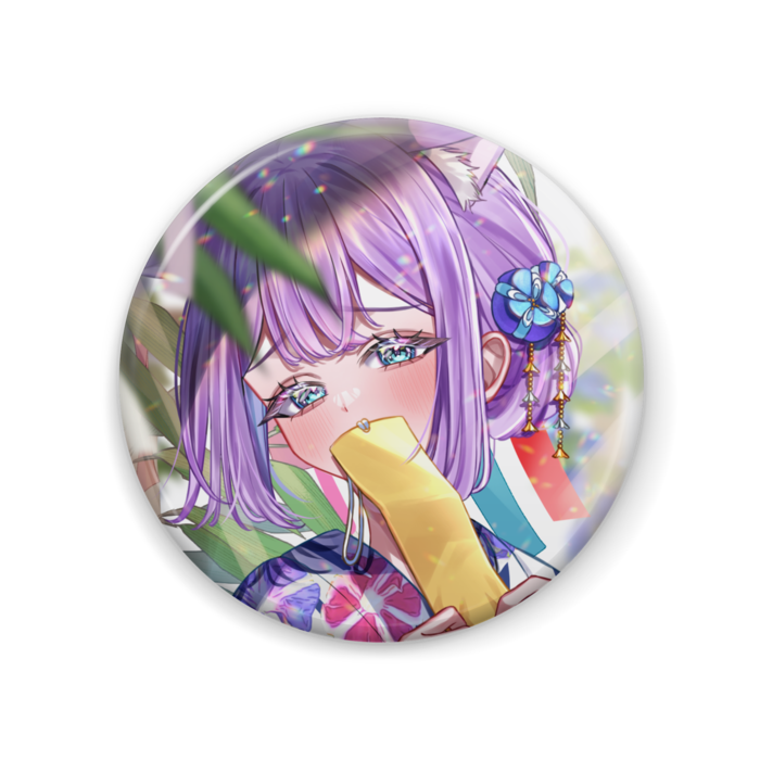 HICAT夏コラボ記念缶バッジ(七夕) - 57mm(1)