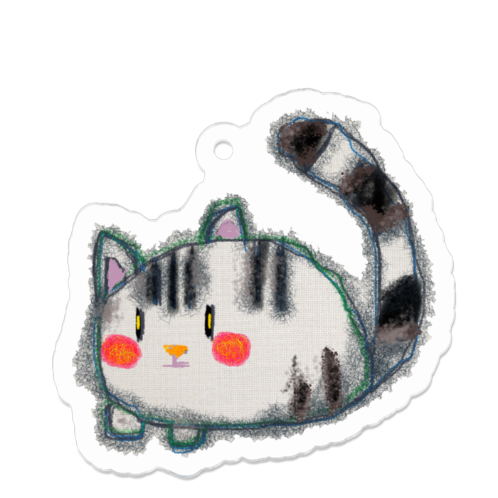 アクリルキーホルダー - 50 x 50 (mm)