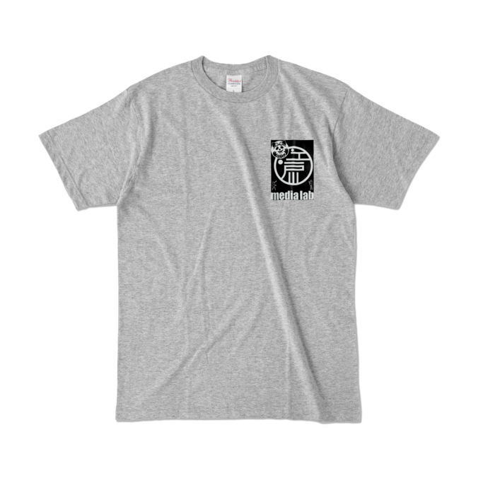 カラーTシャツ - L - 杢グレー (濃色)