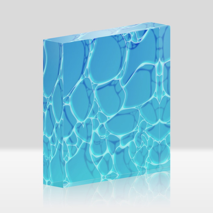 背面処理ホワイト - 100x100mm