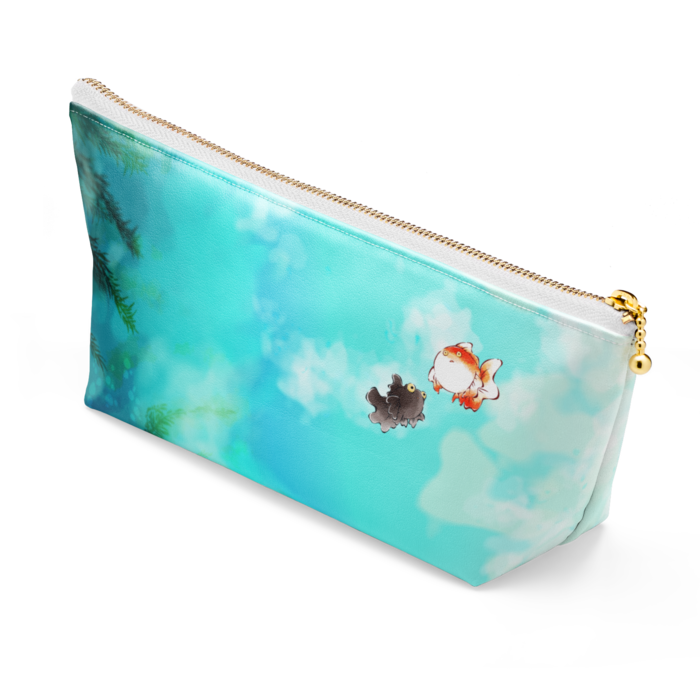 ポーチ - 長さ21.5cm / 高さ10cm - ホワイト