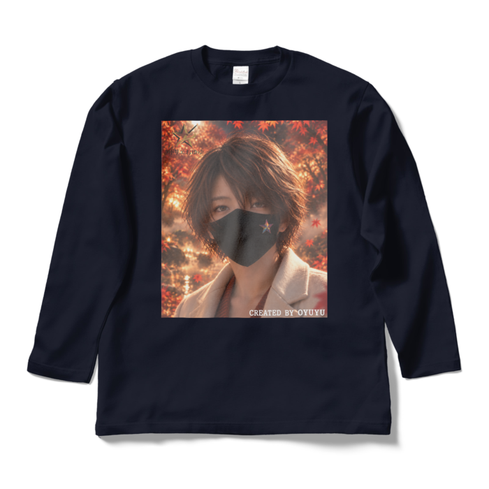 ロングスリーブTシャツ - L - ネイビー