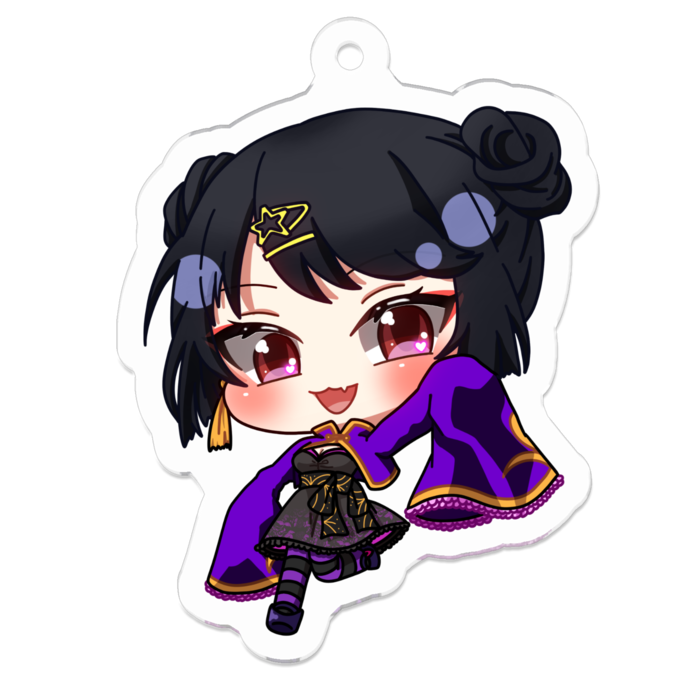 アクリルキーホルダー（コーティング） - 50 x 50 (mm)