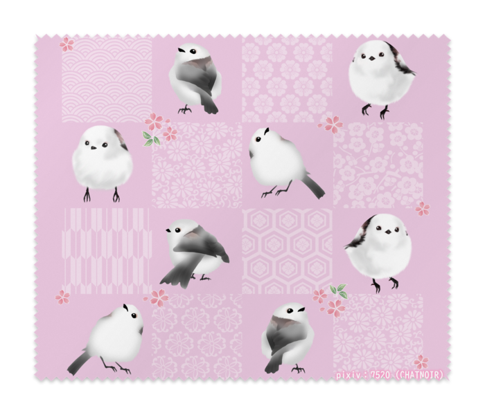 シマエナガ桃-M-いろどり屋