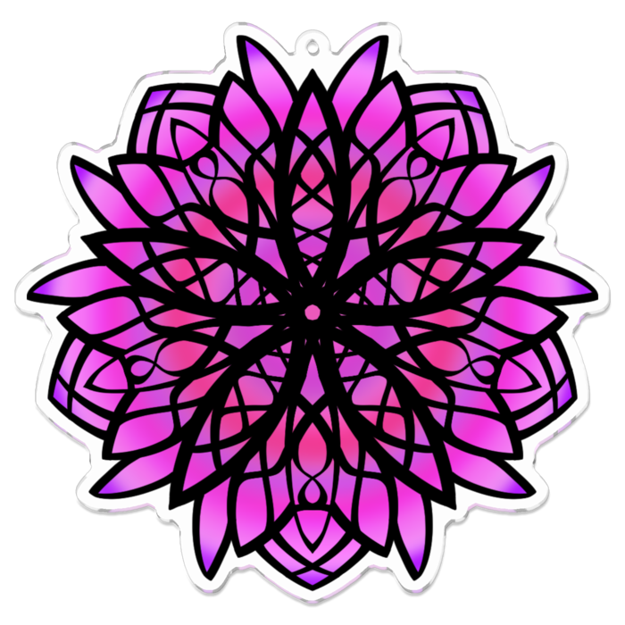 アクリルキーホルダー - 100 x 100 (mm)