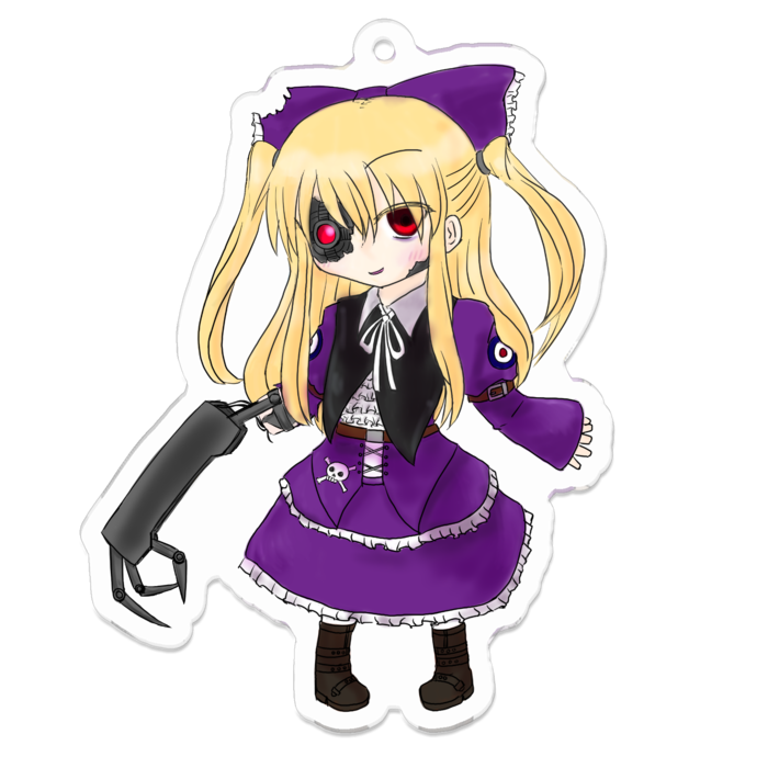アクリルキーホルダー - 70 x 70 (mm)
