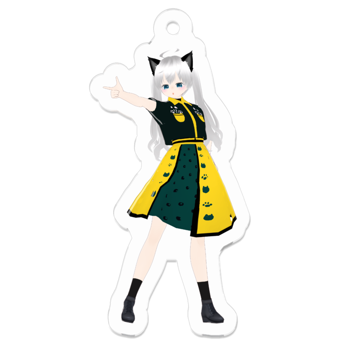 アクリルキーホルダー - 50 x 50 (mm)