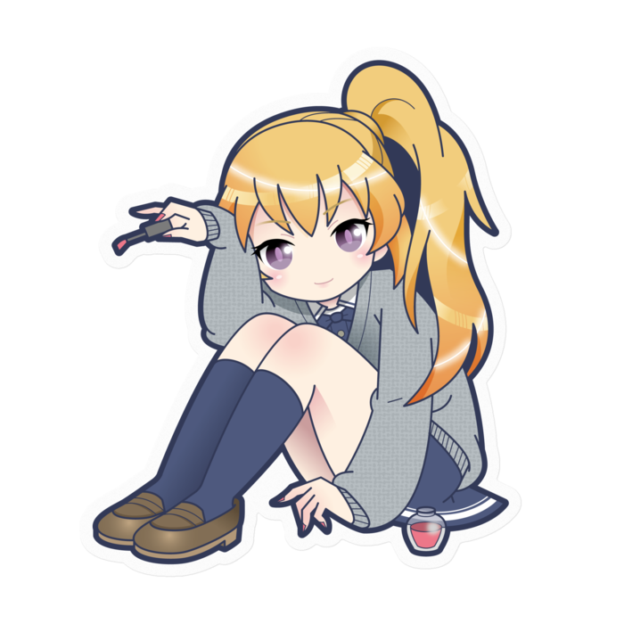 ステッカー(クリア) - 100 x 100 (mm)