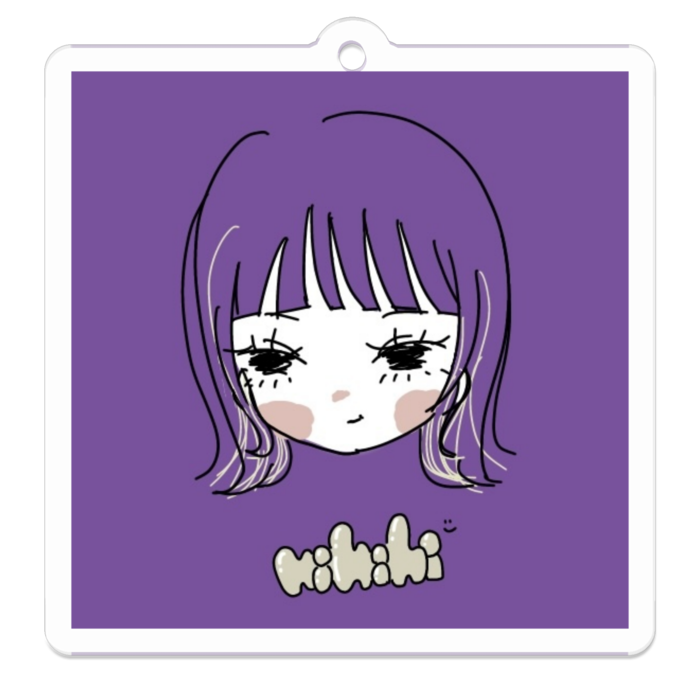 アクリルキーホルダー - 50 x 50 (mm)