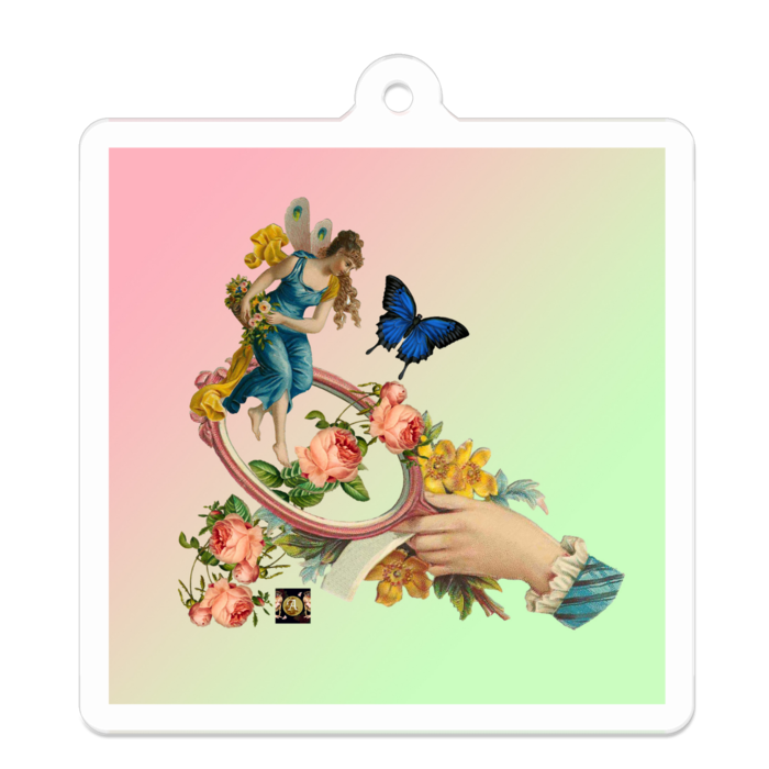 アクリルキーホルダー - 50 x 50 (mm)