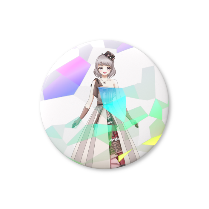 ホログラム缶バッジ - 25mm