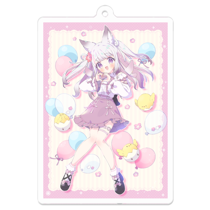 アクリルキーホルダー - 70 x 70 (mm)