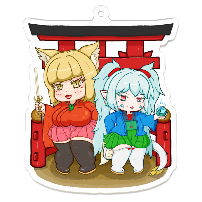 アクリルキーホルダー - 70 x 70 (mm)