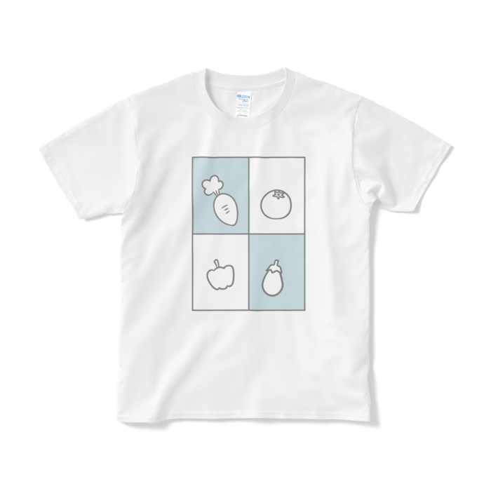 お野菜さんTシャツ２（短納期） - S - ホワイト