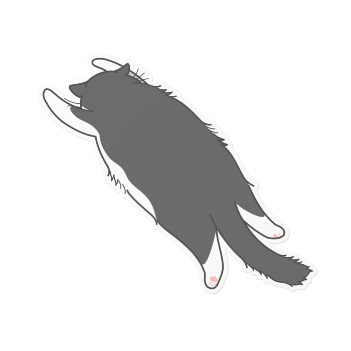 ステッカー - 160 x 160 (mm)白